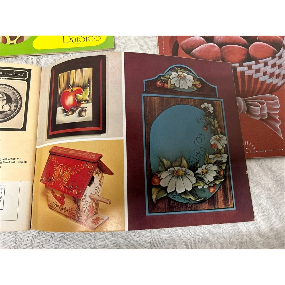 TOLE PRISCILLA HAUSER &HERTA IDEA BOOKS PAINTING‎ BOOKS 1977,78 AND 80 VINT Book